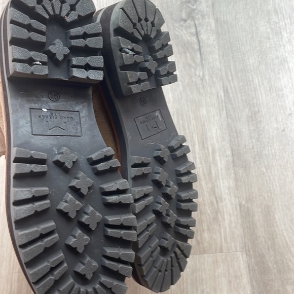 🎉Host pick🎉Marc Fisher Ltd Idaran Hiker Boot Light Cognac Suede Women’s 9.5 - Picture 9 of 13